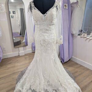 Sophia Tolli Y11896A Size 14 Wedding Dress
